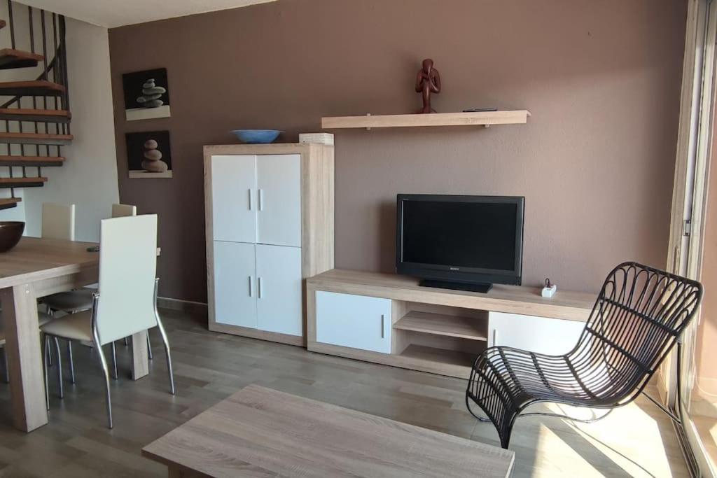 Ferienwohnung Atico-Duplex En Urb. Penismar En 1ª Linea De Playa Peñíscola Exterior foto