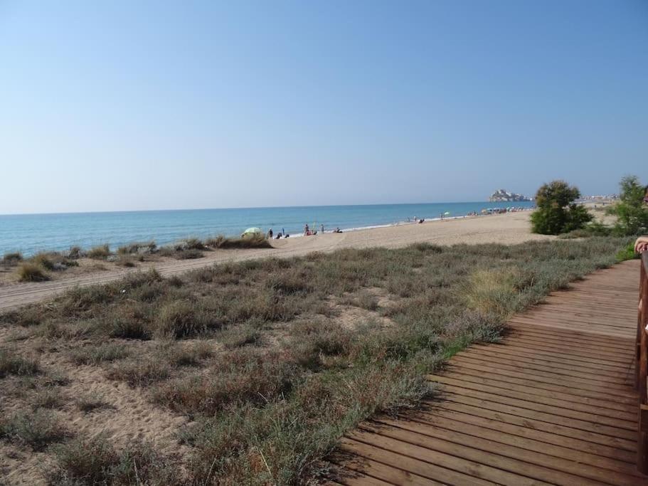 Ferienwohnung Atico-Duplex En Urb. Penismar En 1ª Linea De Playa Peñíscola Exterior foto